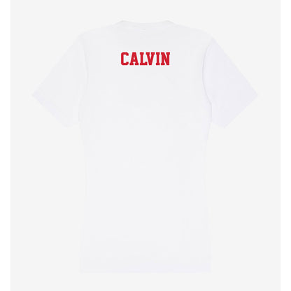 Pitt State - NCAA Men's Track & Field : Caleb Calvin - Women's V-Neck T-Shirt-1