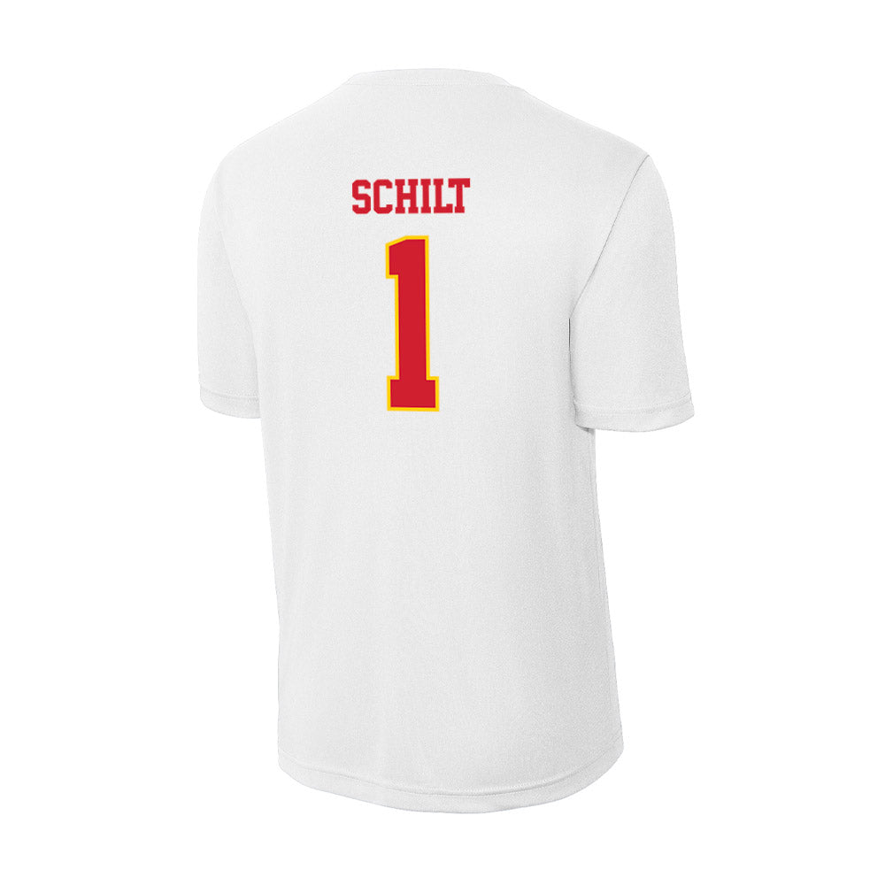 Pitt State - NCAA Women's Soccer : Sabrina Schilt - Activewear T-Shirt-1