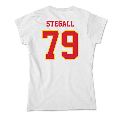 Pitt State - NCAA Football : Gage Stegall - Soft Style Women’s T-Shirt-1