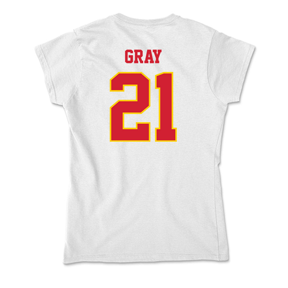 Pitt State - NCAA Women's Soccer : Trinity Gray - Soft Style Women’s T-Shirt-1
