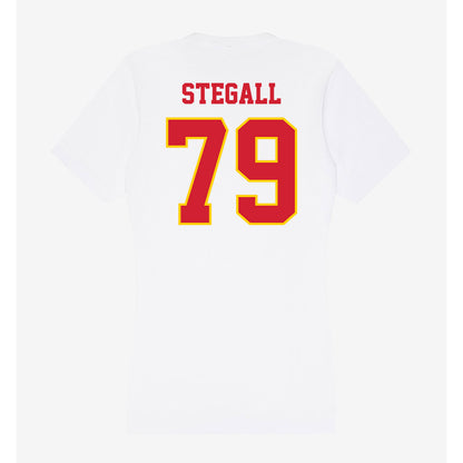 Pitt State - NCAA Football : Gage Stegall - Women's V-Neck T-Shirt-1