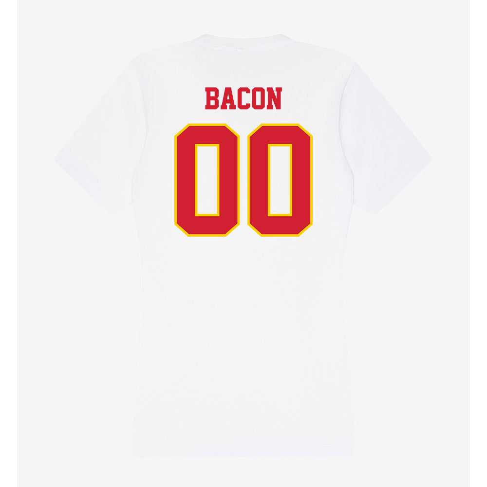 Pitt State - NCAA Football : Bobby Bacon - Women's V-Neck T-Shirt-1