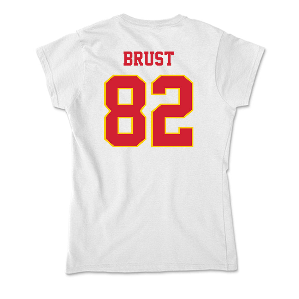 Pitt State - NCAA Football : Jaxson Brust - Soft Style Women’s T-Shirt-1