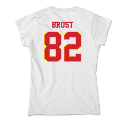 Pitt State - NCAA Football : Jaxson Brust - Soft Style Women’s T-Shirt-1