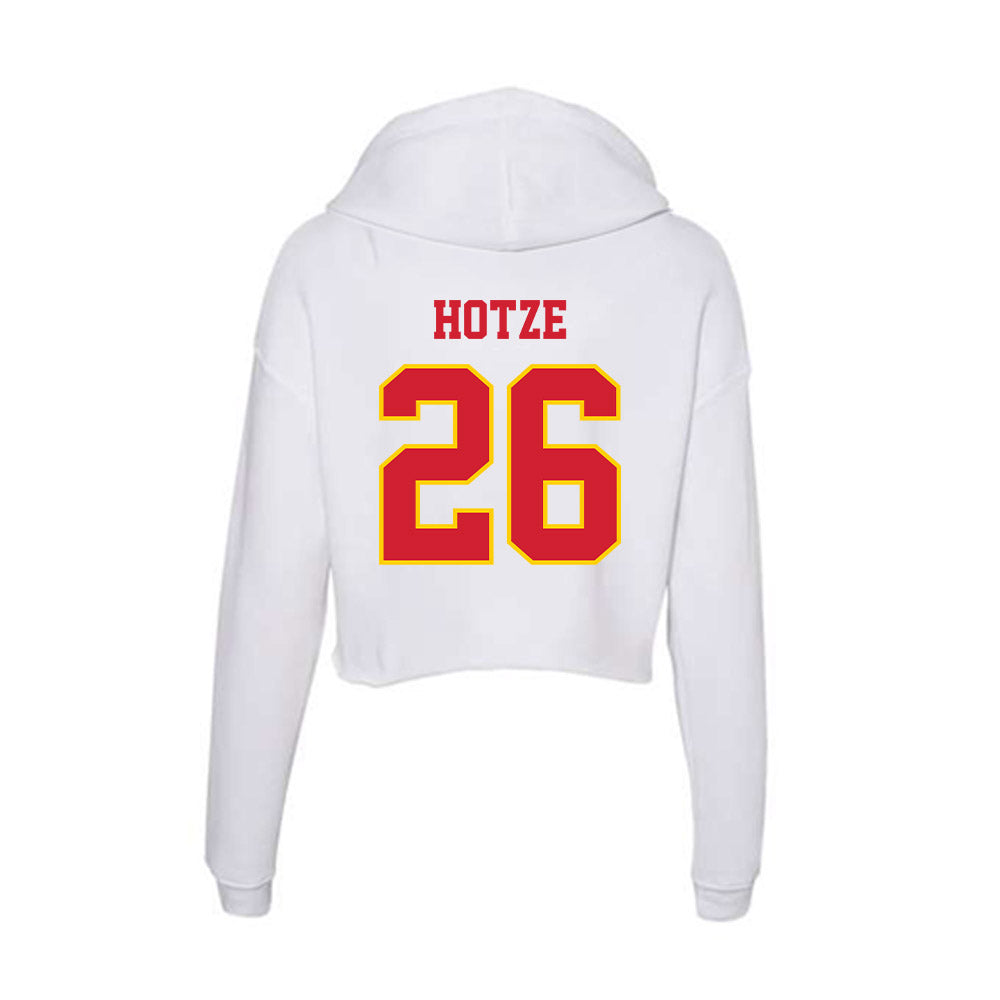 Pitt State - NCAA Women's Soccer : Alyssa Hotze - Women's Crop Fleece Hoodie-1