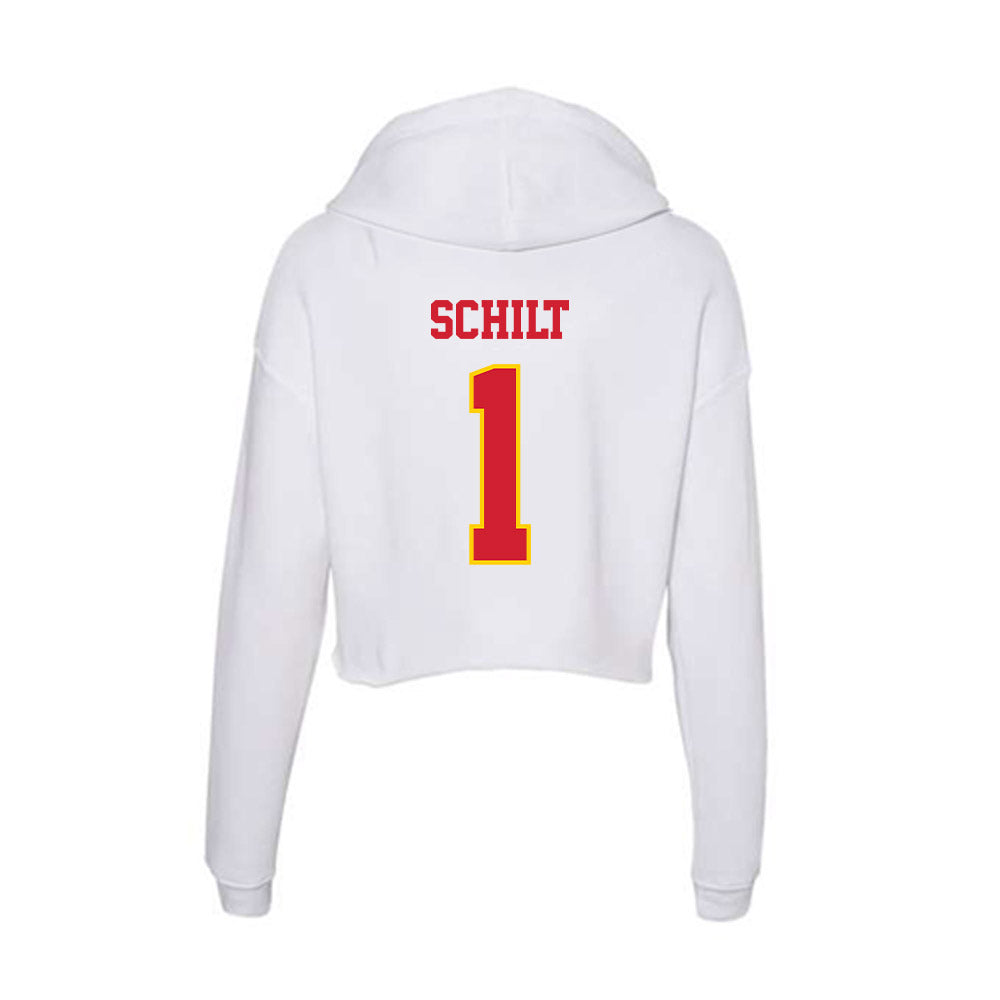 Pitt State - NCAA Women's Soccer : Sabrina Schilt - Women's Crop Fleece Hoodie-1