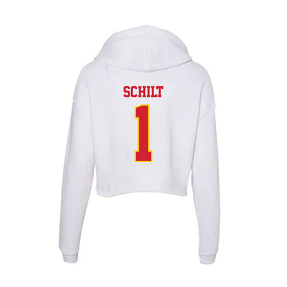 Pitt State - NCAA Women's Soccer : Sabrina Schilt - Women's Crop Fleece Hoodie-1