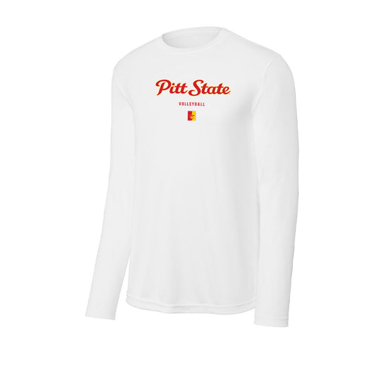 Pitt State - NCAA Women's Volleyball : Abby Carr - Activewear Long Sleeve T-Shirt-0