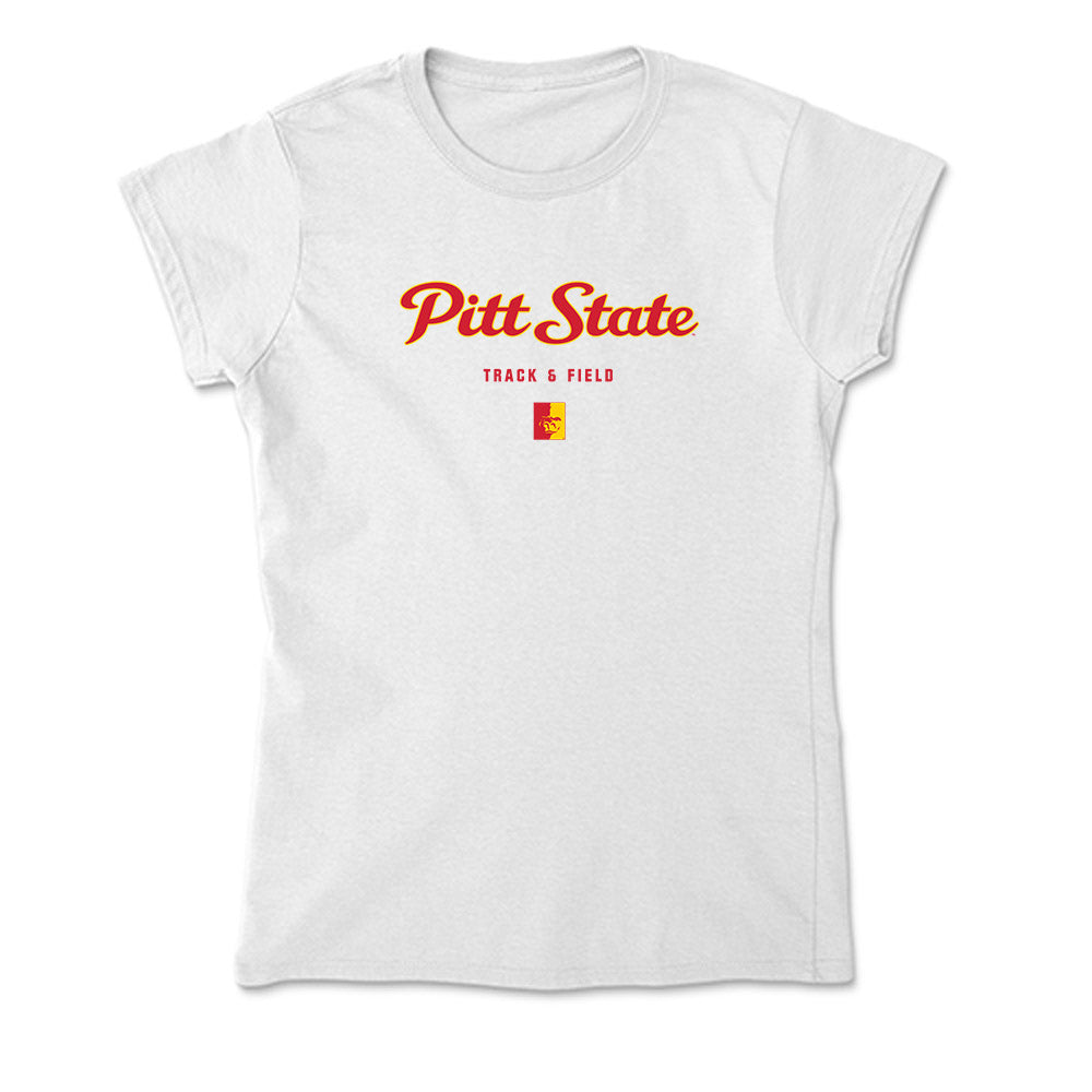 Pitt State - NCAA Men's Track & Field : Amar Williams - Soft Style Women’s T-Shirt-0