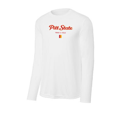 Pitt State - NCAA Men's Track & Field : Jack Haukap - Activewear Long Sleeve T-Shirt-0