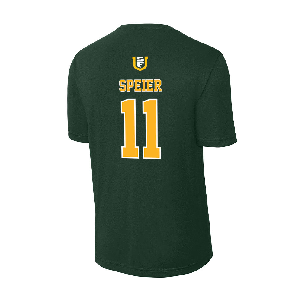 USFCA - NCAA Beach Volleyball : Lucy Speier - Activewear T-Shirt-1