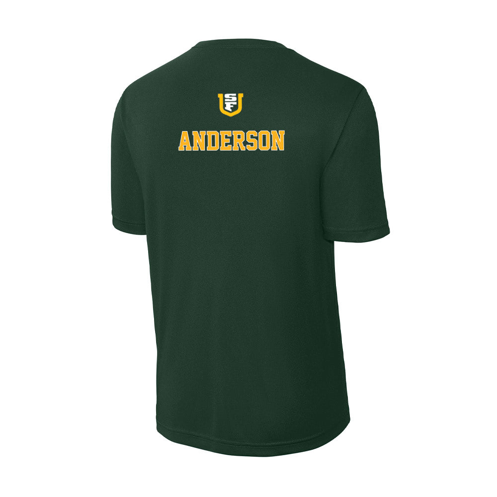 USFCA - NCAA Men's Golf : Theo Anderson - Activewear T-Shirt-1