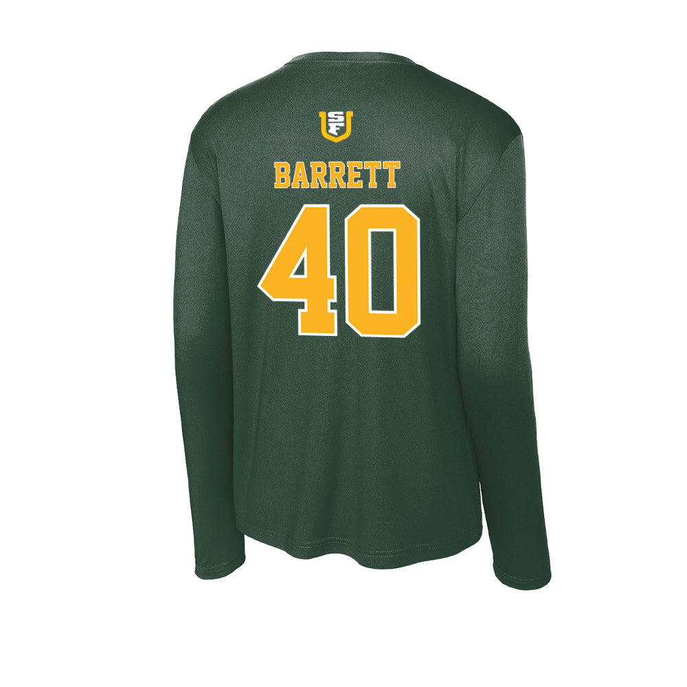 USFCA - NCAA Baseball : Gabriel Barrett - Activewear Long Sleeve T-Shirt-1