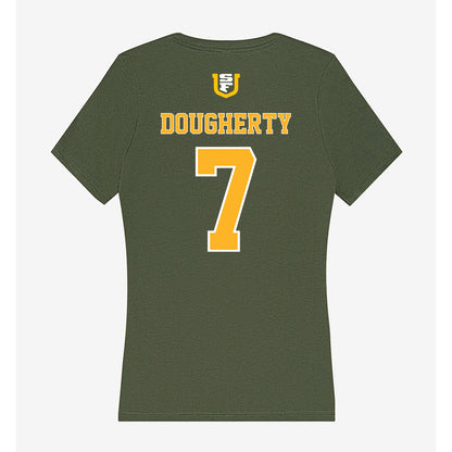 USFCA - NCAA Men's Soccer : Mason Dougherty - Women's V-Neck T-Shirt-1