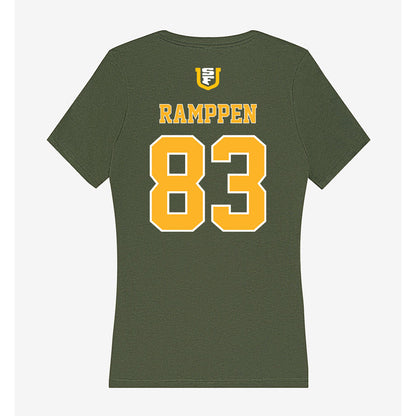 USFCA - NCAA Baseball : Zack Ramppen - Women's V-Neck T-Shirt-1