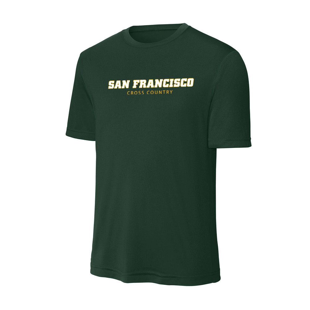 USFCA - NCAA Men's Cross Country : Dylan Souza - Activewear T-Shirt-0