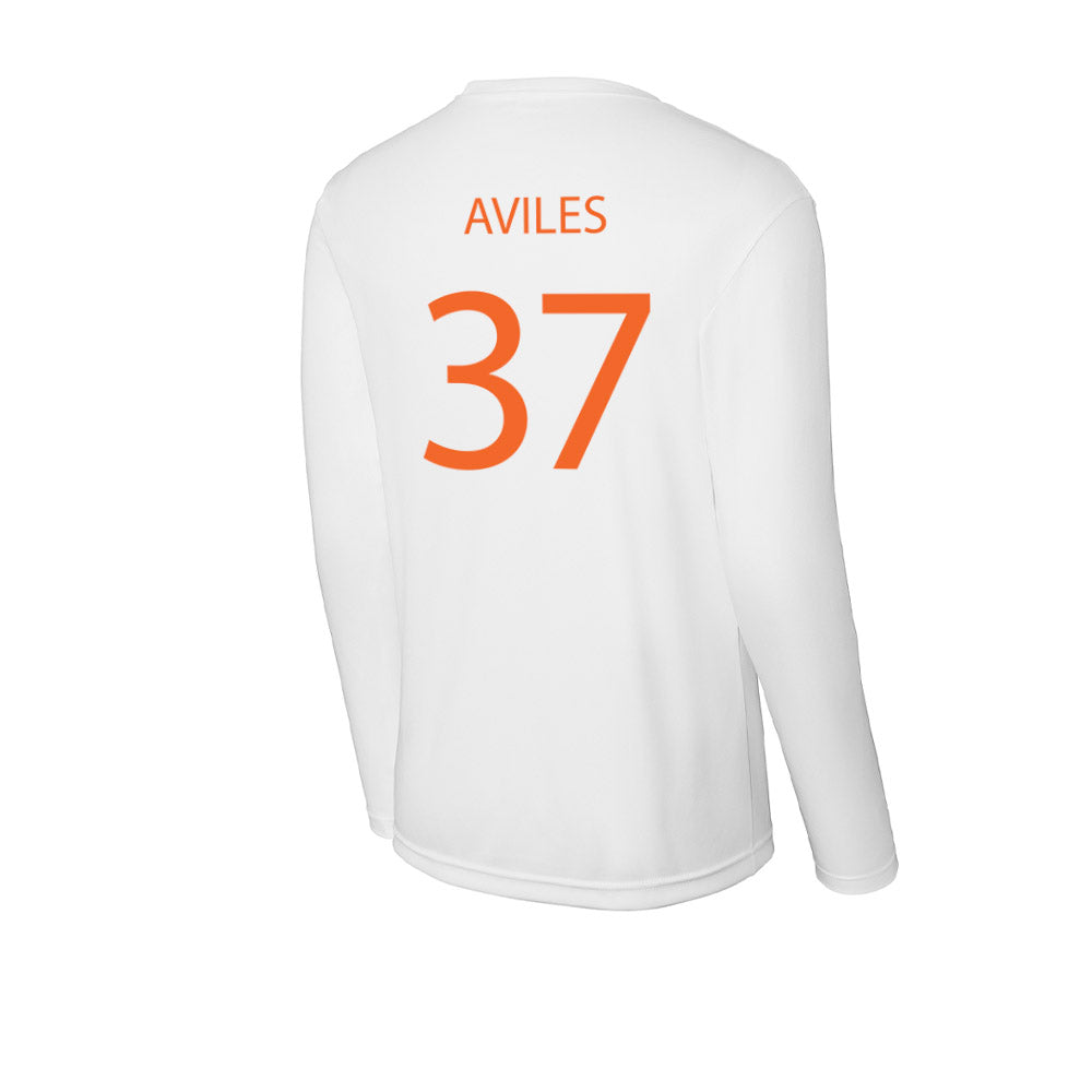 HWS - NCAA Football : Xavier Aviles - Activewear Long Sleeve T-Shirt-1
