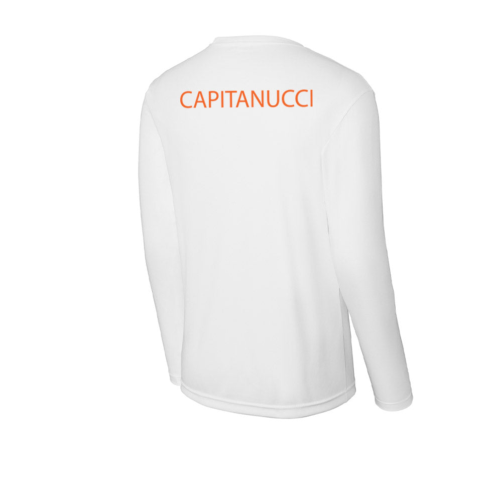HWS - NCAA Men's Rowing : Carlo Lorenzo Capitanucci - Activewear Long Sleeve T-Shirt-1