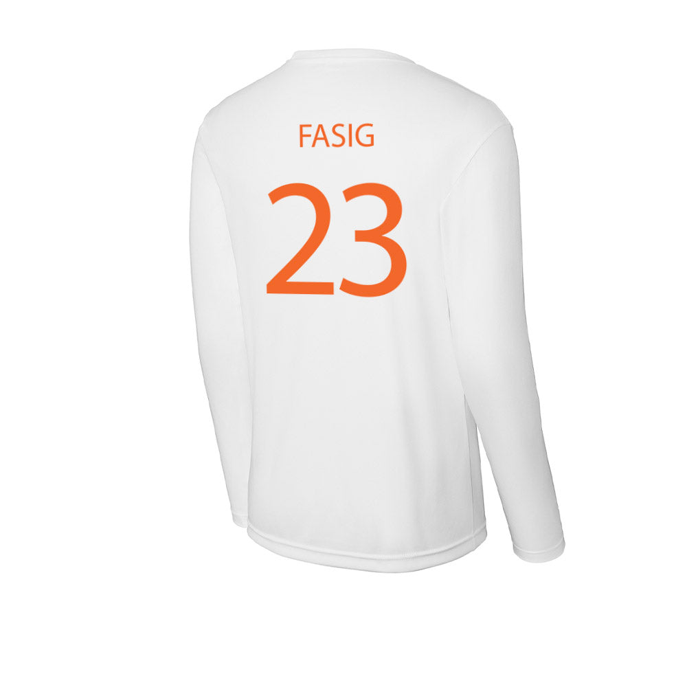 HWS - NCAA Men's Ice Hockey : Tristan Fasig - Activewear Long Sleeve T-Shirt-1