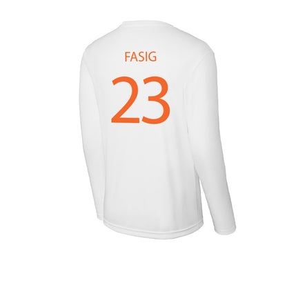 HWS - NCAA Men's Ice Hockey : Tristan Fasig - Activewear Long Sleeve T-Shirt-1