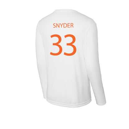HWS - NCAA Baseball : Griffin Snyder - Activewear Long Sleeve T-Shirt-1