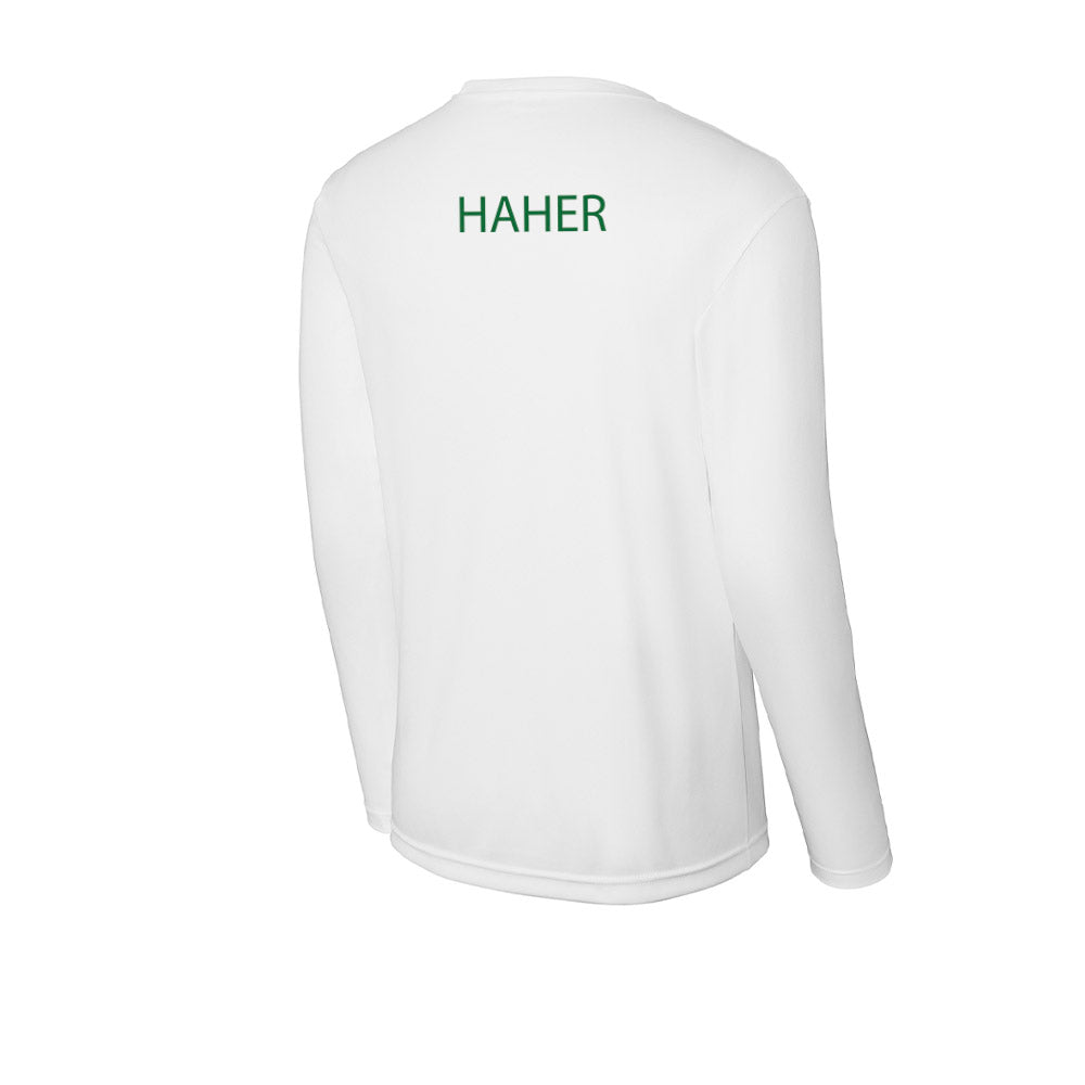 HWS - NCAA Women's Swimming & Diving : Emma Haher - Activewear Long Sleeve T-Shirt-1