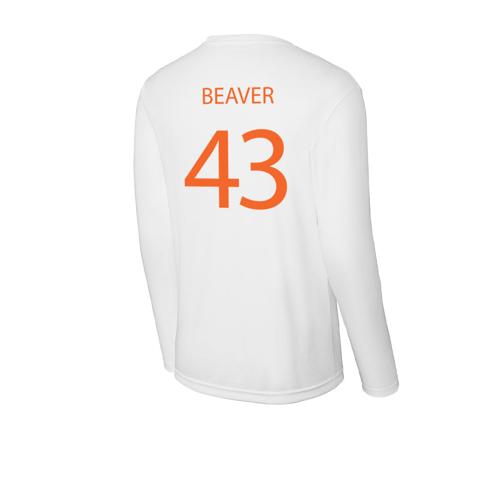 HWS - NCAA Men's Ice Hockey : Damon Beaver - Activewear Long Sleeve T-Shirt-1