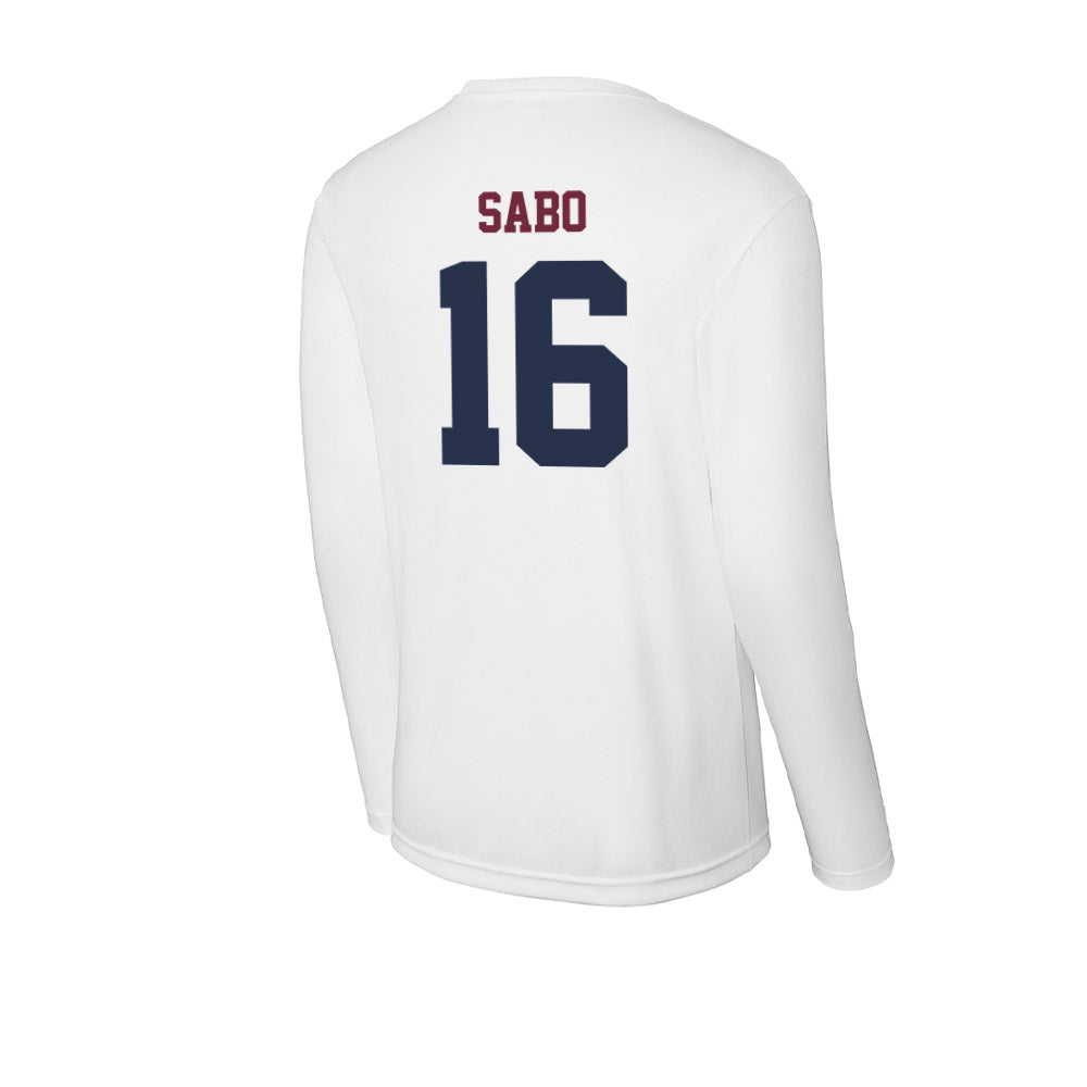 FDU - NCAA Baseball : Evan Sabo - Activewear Long Sleeve T-Shirt-1