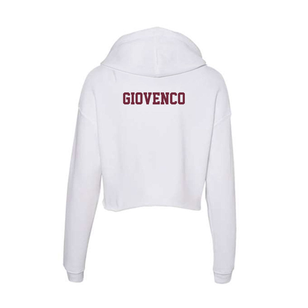 FDU - NCAA Baseball : Jack Giovenco - Women's Crop Fleece Hoodie-1