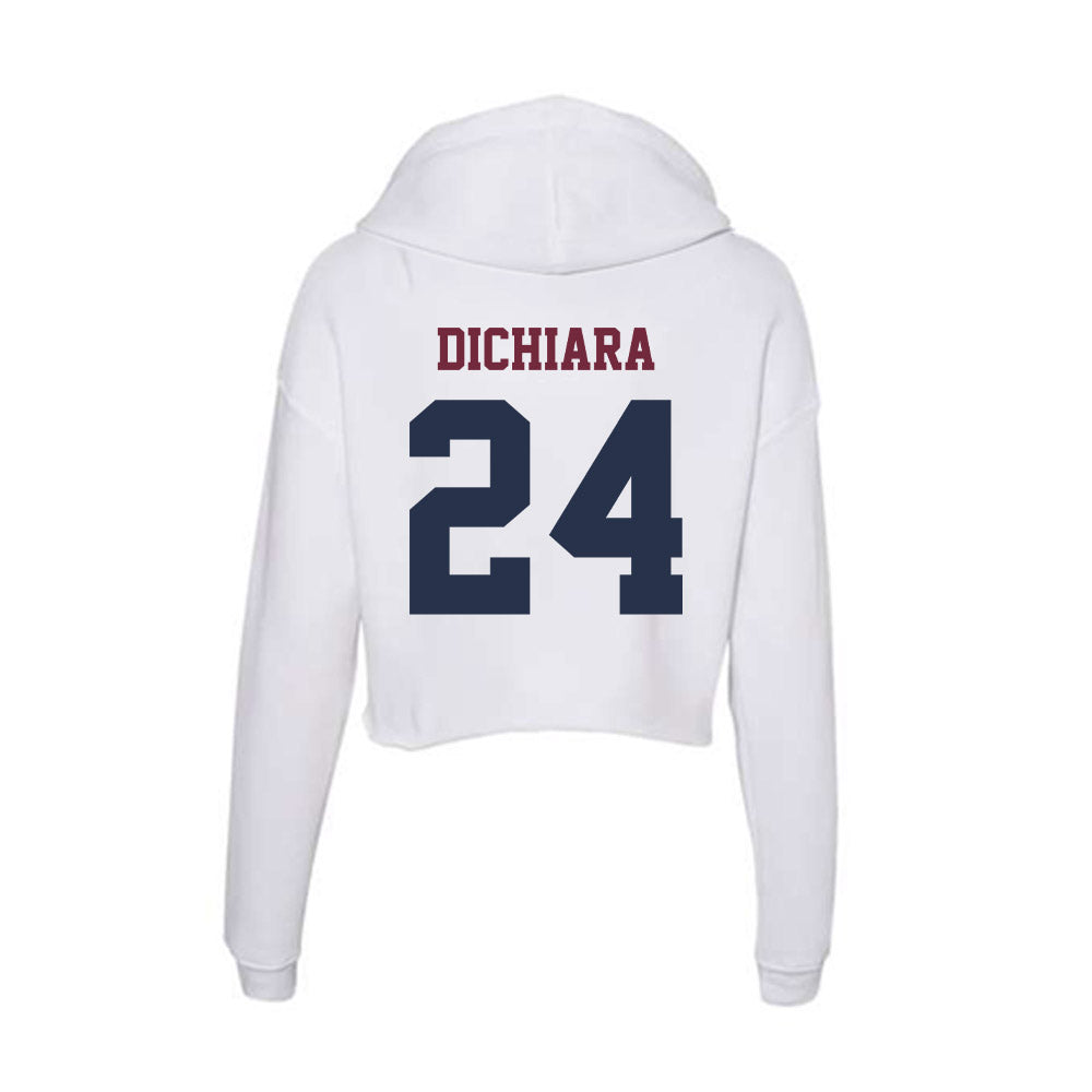 FDU - NCAA Baseball : Anthony DiChiara - Women's Crop Fleece Hoodie-1
