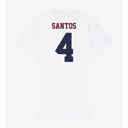 FDU - NCAA Baseball : Aaron Santos - Women's V-Neck T-Shirt-1