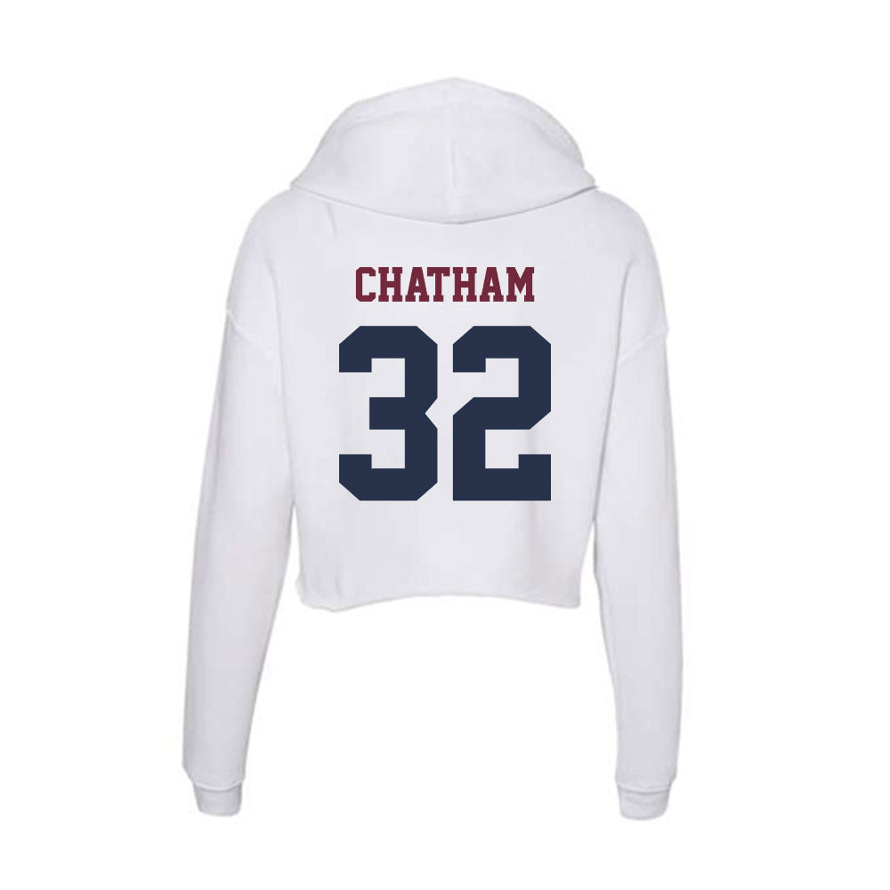 FDU - NCAA Football : John Chatham - Women's Crop Fleece Hoodie-1