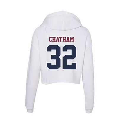 FDU - NCAA Football : John Chatham - Women's Crop Fleece Hoodie-1
