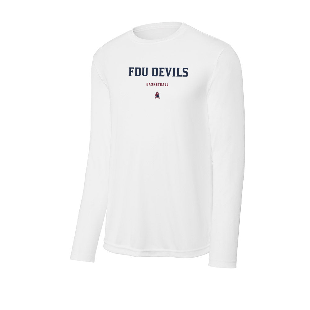 FDU - NCAA Men's Basketball : Sean Moore - Activewear Long Sleeve T-Shirt