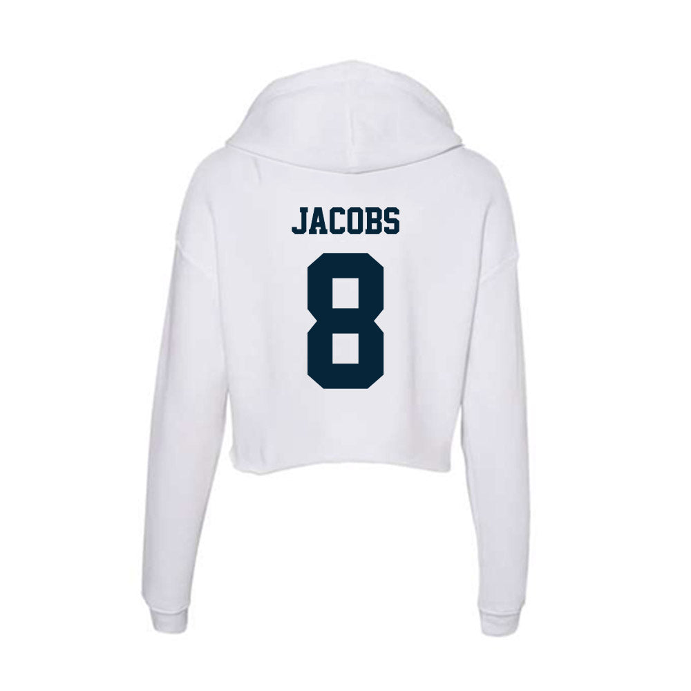 Utah State - NCAA Football : Javen Jacobs - Women's Crop Fleece Hoodie-1