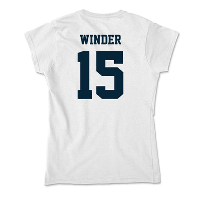 Utah State - NCAA Women's Soccer : Talia Winder - Soft Style Women’s T-Shirt-1