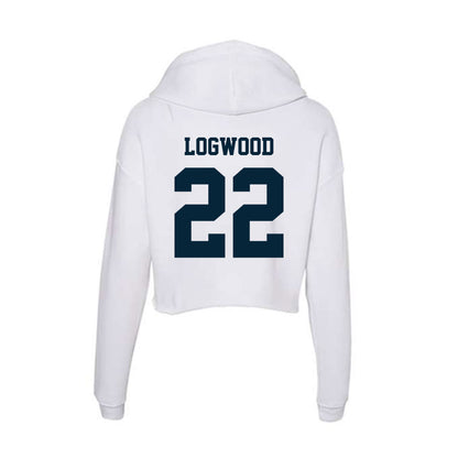 Utah State - NCAA Women's Basketball : Taliyah Logwood - Women's Crop Fleece Hoodie-1