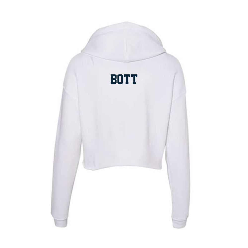 Utah State - NCAA Men's Track & Field : Landon Bott - Women's Crop Fleece Hoodie-1