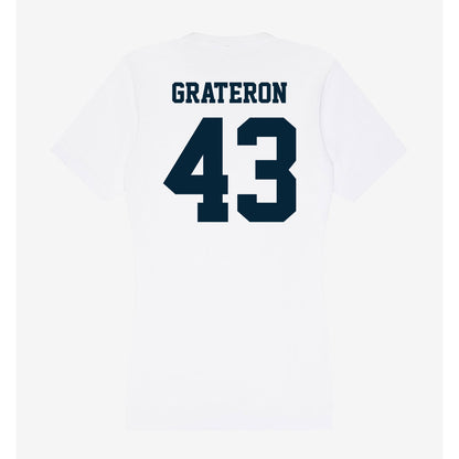 Utah State - NCAA Football : Diego Grateron - Women's V-Neck T-Shirt-1