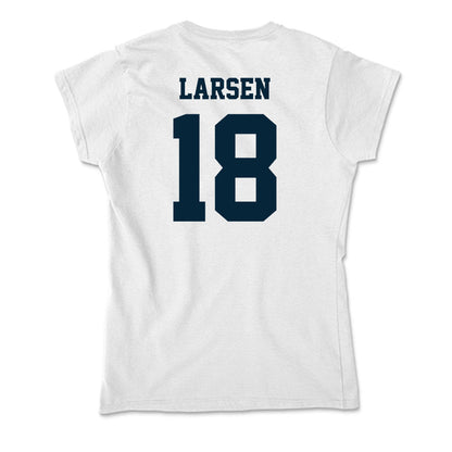 Utah State - NCAA Football : Ike Larsen - Soft Style Women’s T-Shirt-1