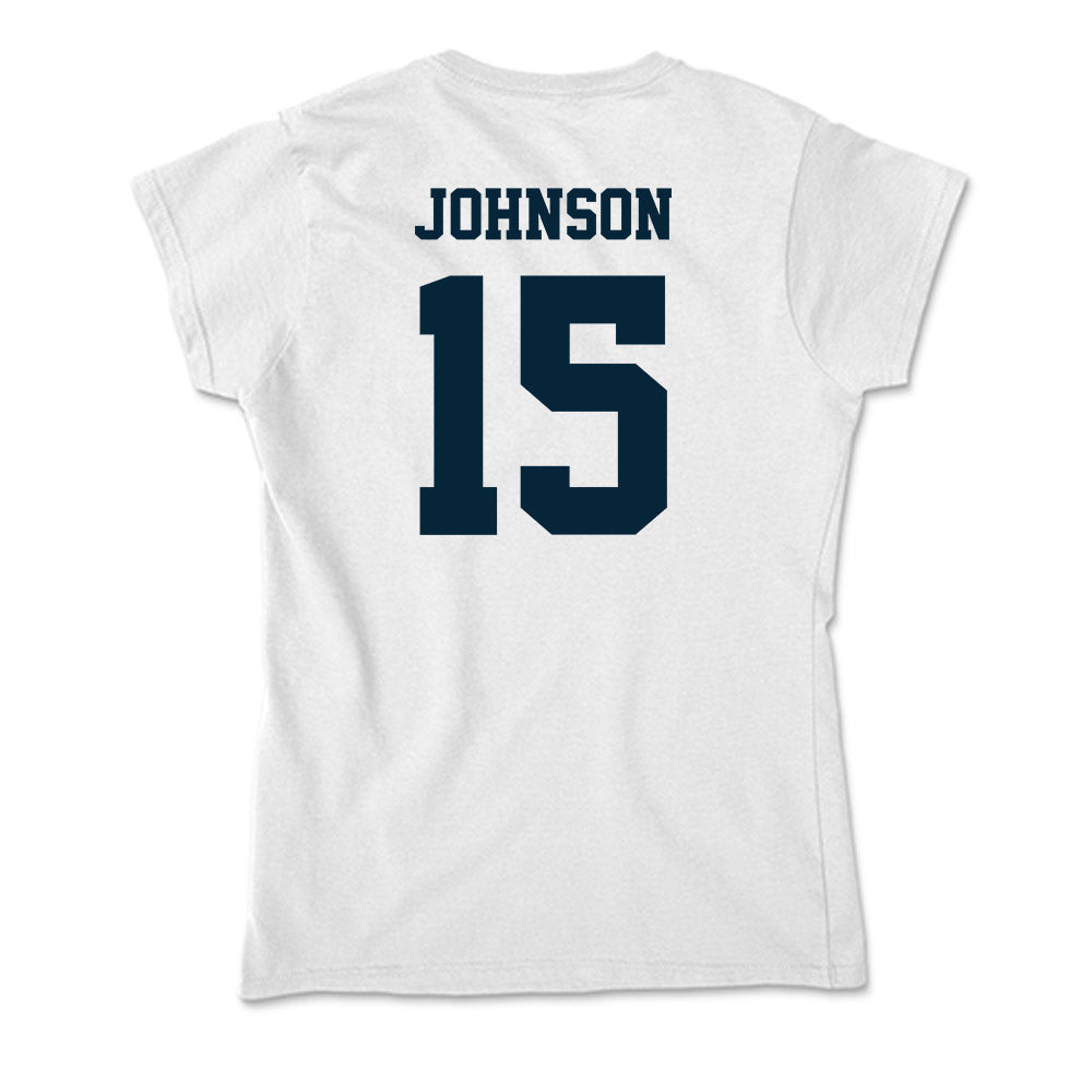 Utah State - NCAA Women's Basketball : Gracie Johnson - Soft Style Women’s T-Shirt-1