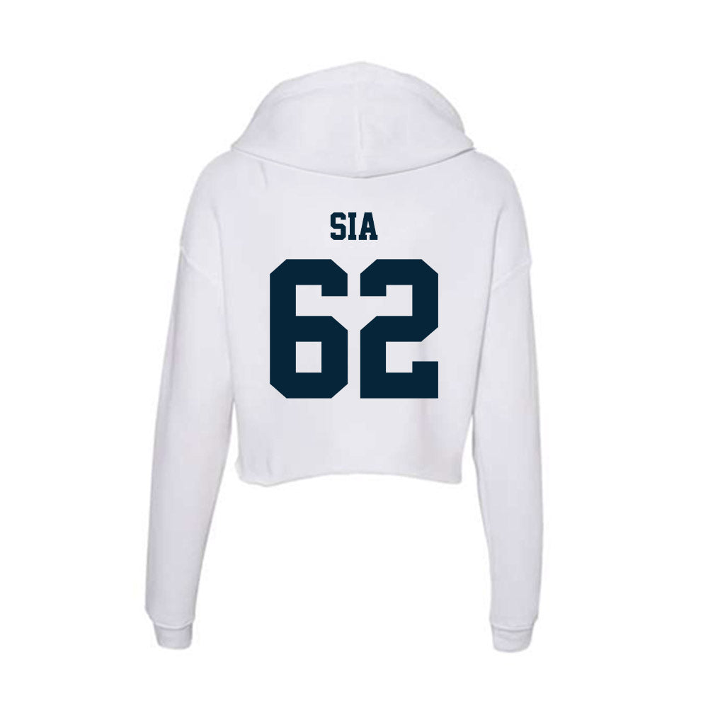 Utah State - NCAA Football : Jr Sia - Women's Crop Fleece Hoodie-1