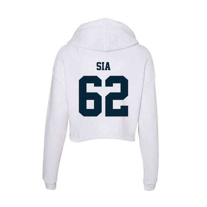 Utah State - NCAA Football : Jr Sia - Women's Crop Fleece Hoodie-1