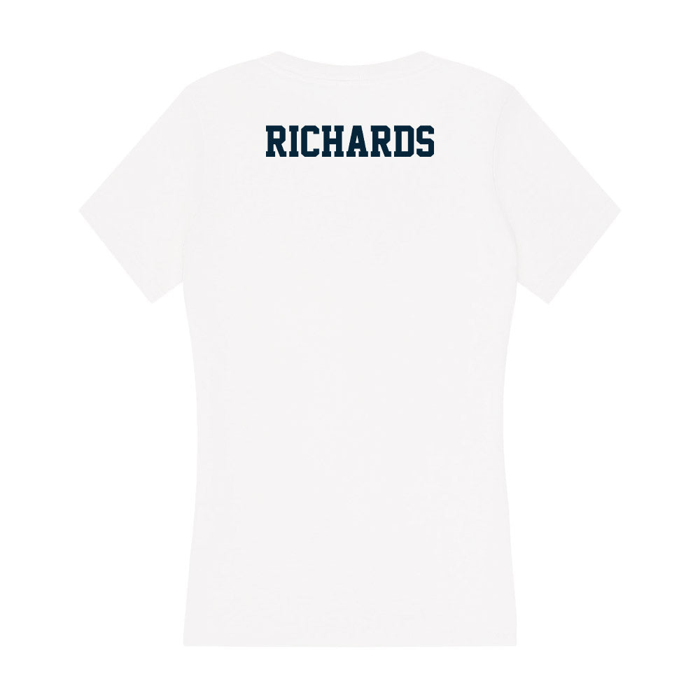 Utah State - NCAA Men's Track & Field : Javin Richards - Women's V-Neck T-Shirt-1