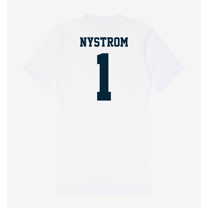 Utah State - NCAA Women's Soccer : Ivy Nystrom - Women's V-Neck T-Shirt-1