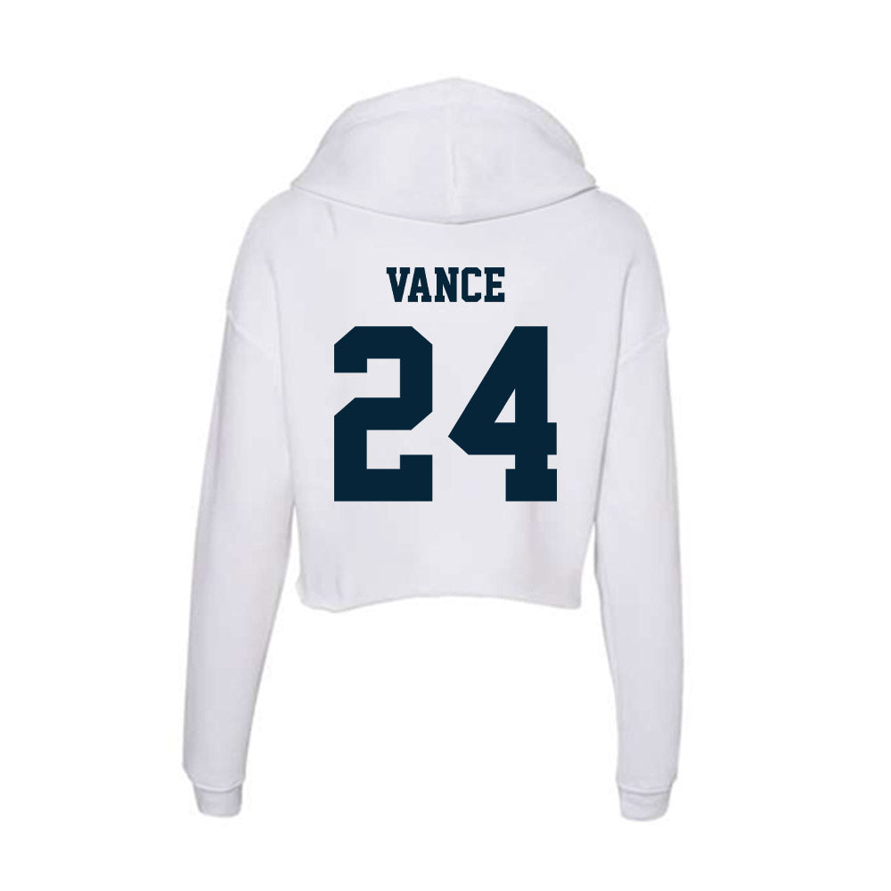 Utah State - NCAA Softball : Kate Vance - Women's Crop Fleece Hoodie-1