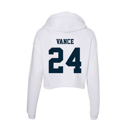 Utah State - NCAA Softball : Kate Vance - Women's Crop Fleece Hoodie-1