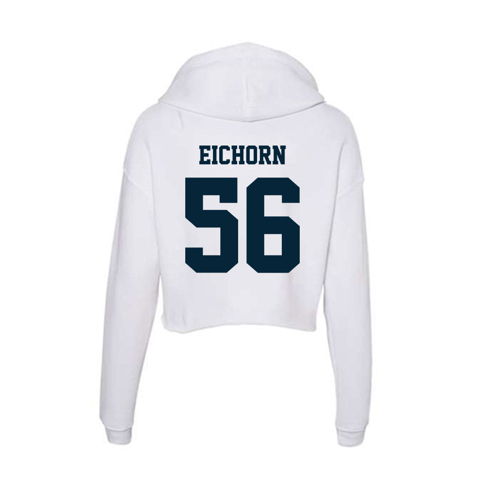 Utah State - NCAA Football : Jake Eichorn - Women's Crop Fleece Hoodie-1