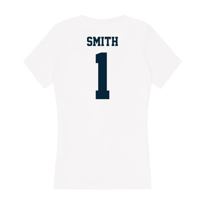 Utah State - NCAA Softball : Denay Smith - Women's V-Neck T-Shirt-1