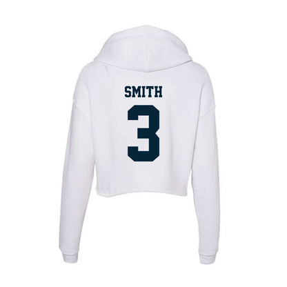 Utah State - NCAA Women's Basketball : Ava Smith - Women's Crop Fleece Hoodie-1